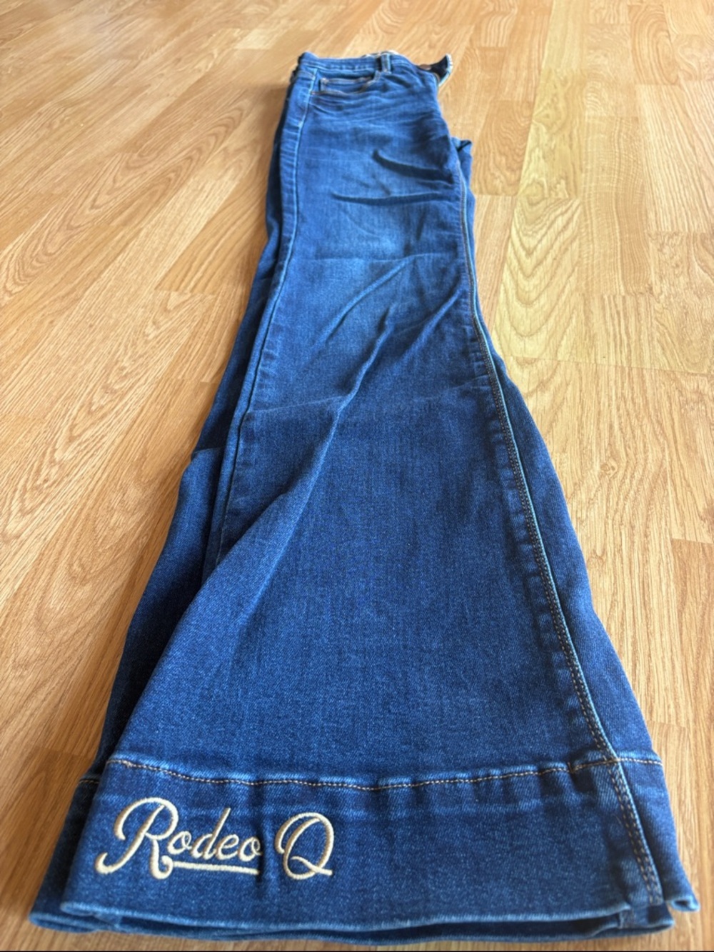 Rodeo Quincy Women's Dark Blue Flare Jeans